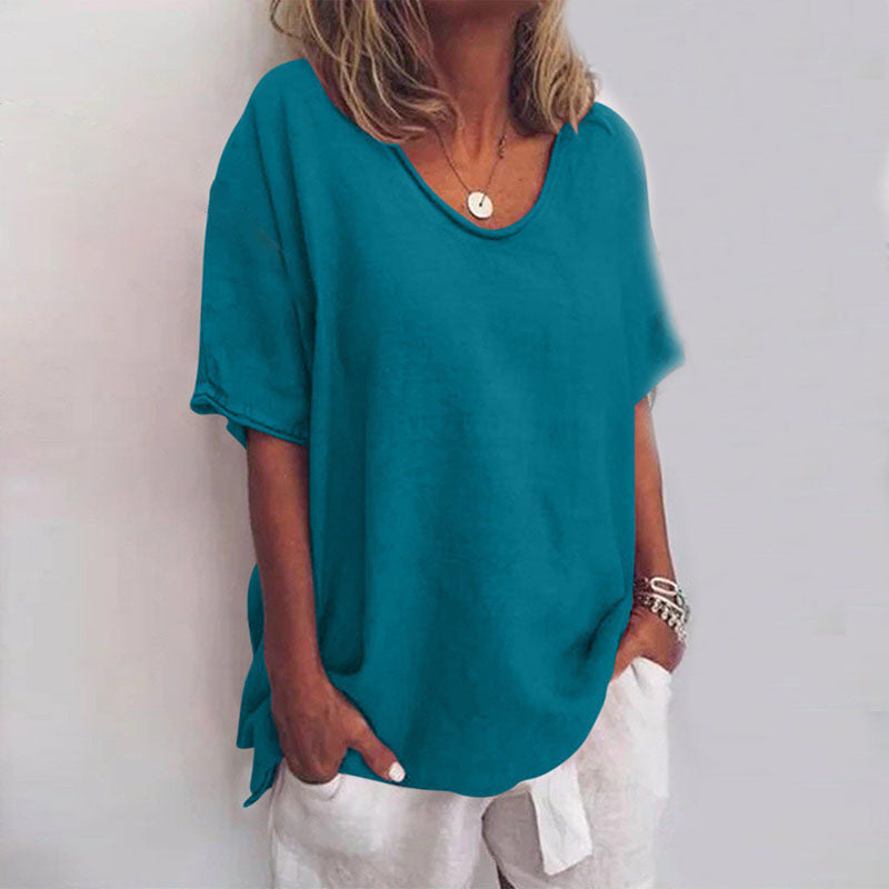 QUINA EN VERSATIELE LINEN BLOUSE
