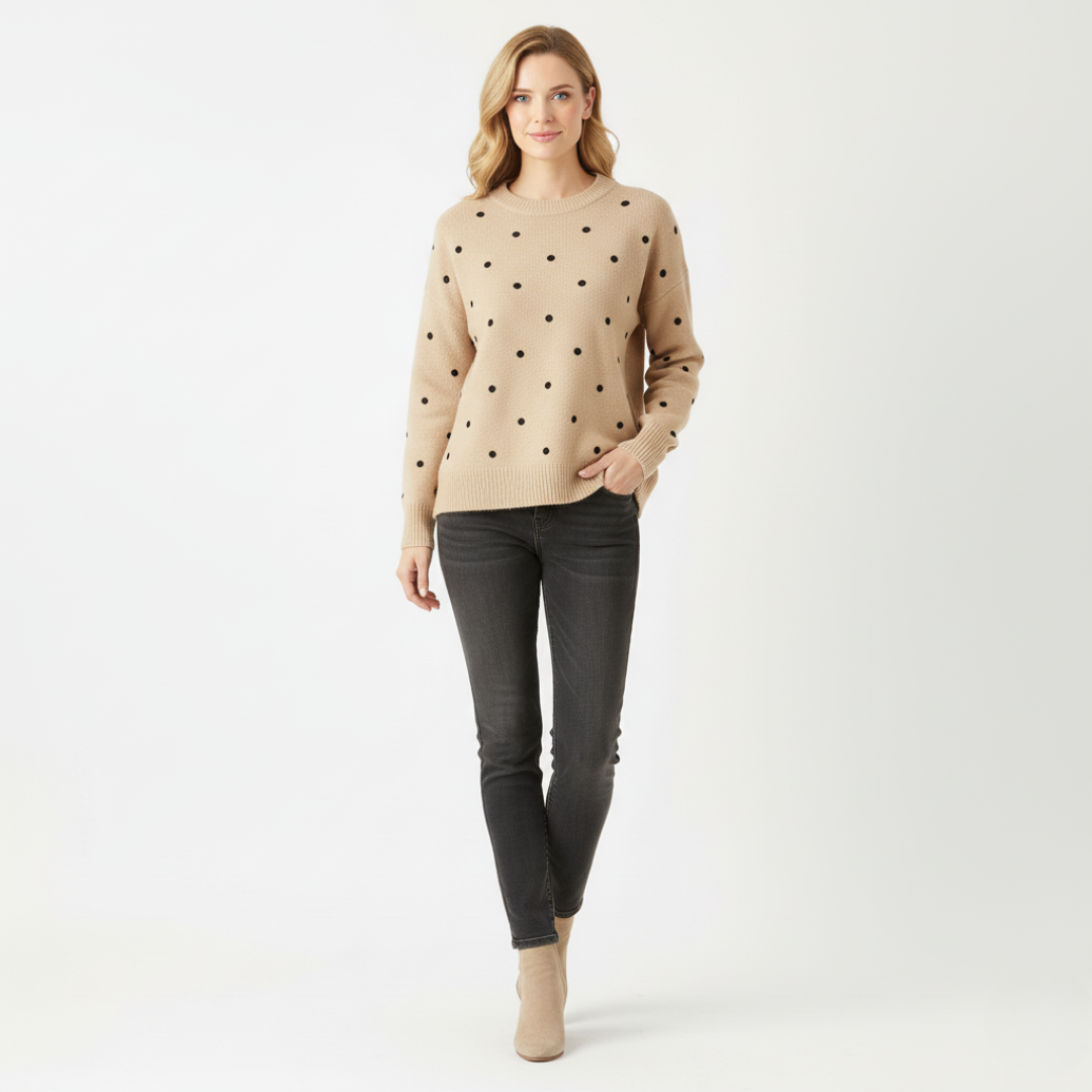 Luna™ | Polkadot trui