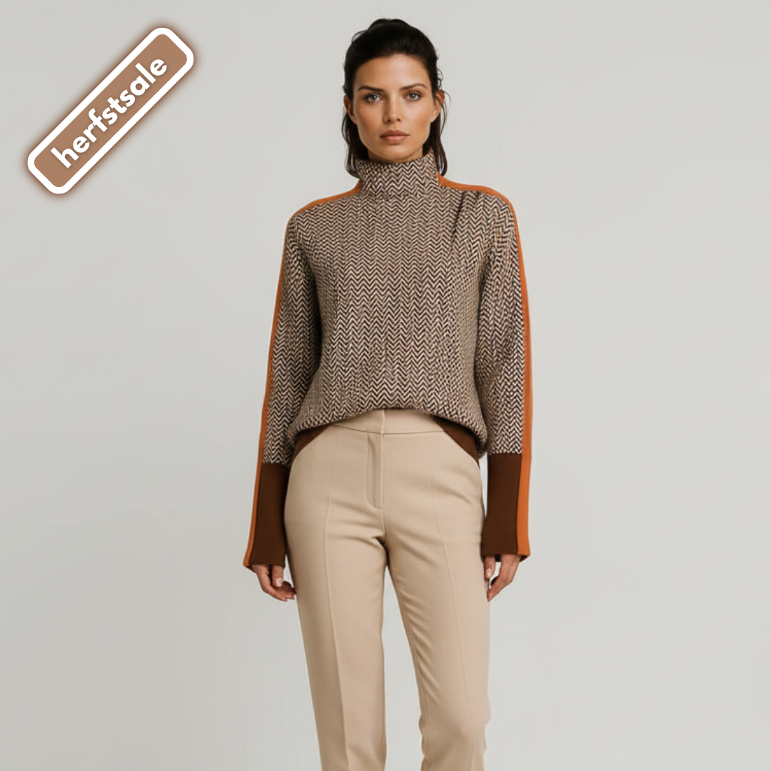 Martina™ | Trui met hoge kraag