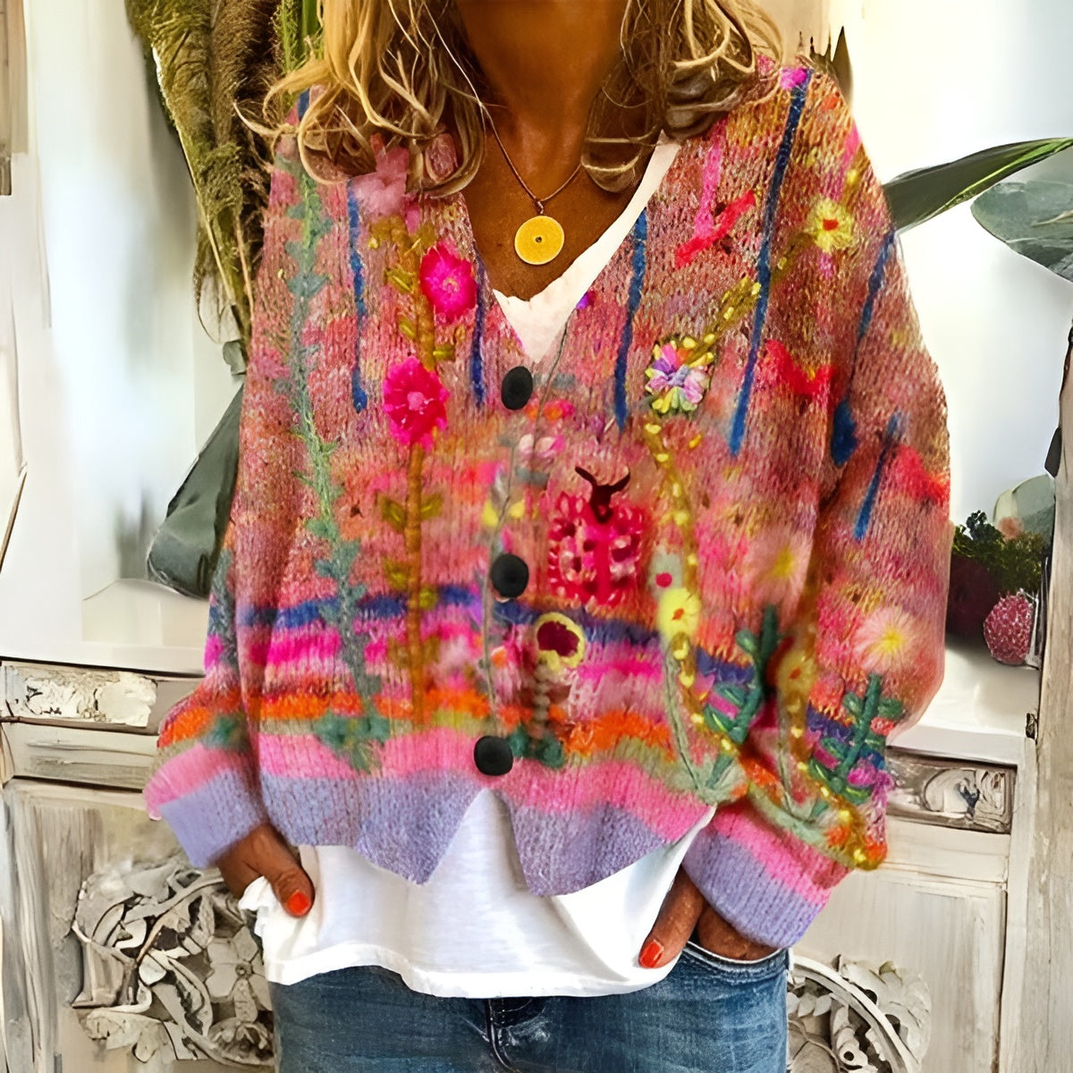 Emma | Bloemen Cardigan