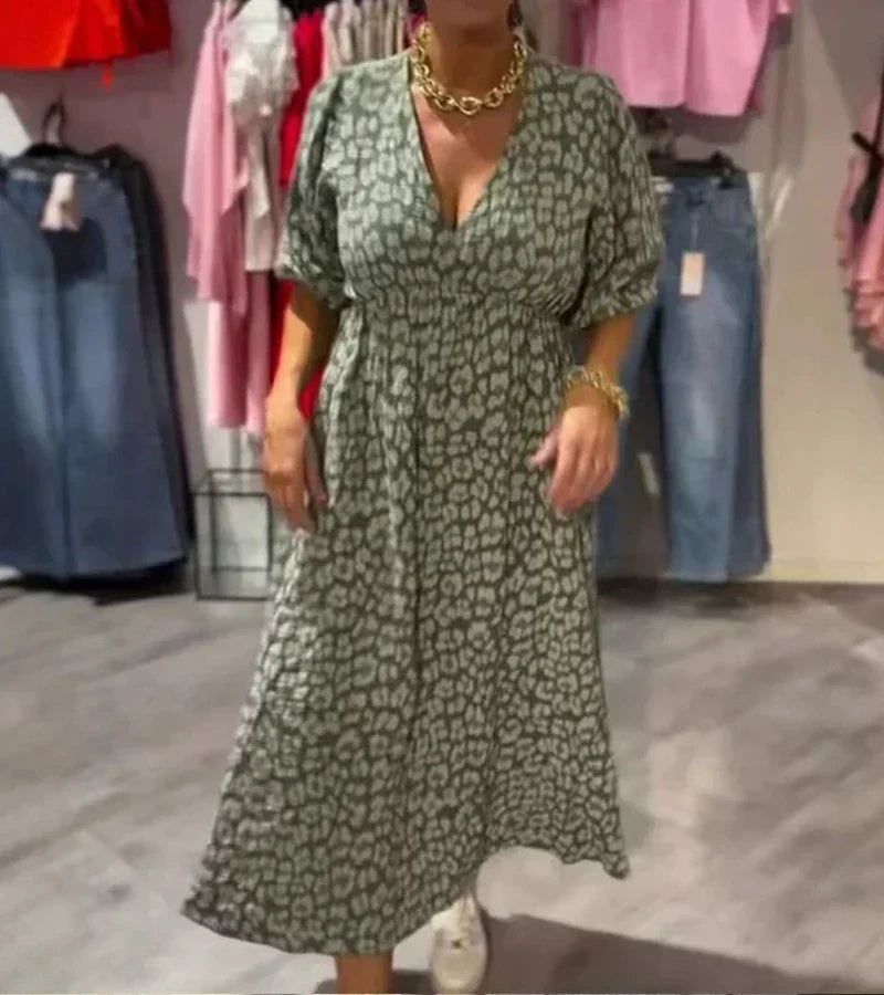 Mira – Jurk met Mooie Print