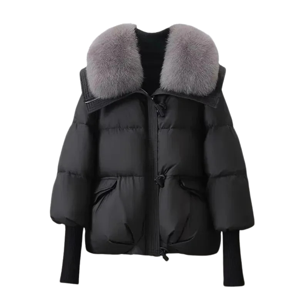 Mirelle Faux-Fur Collar Puffer