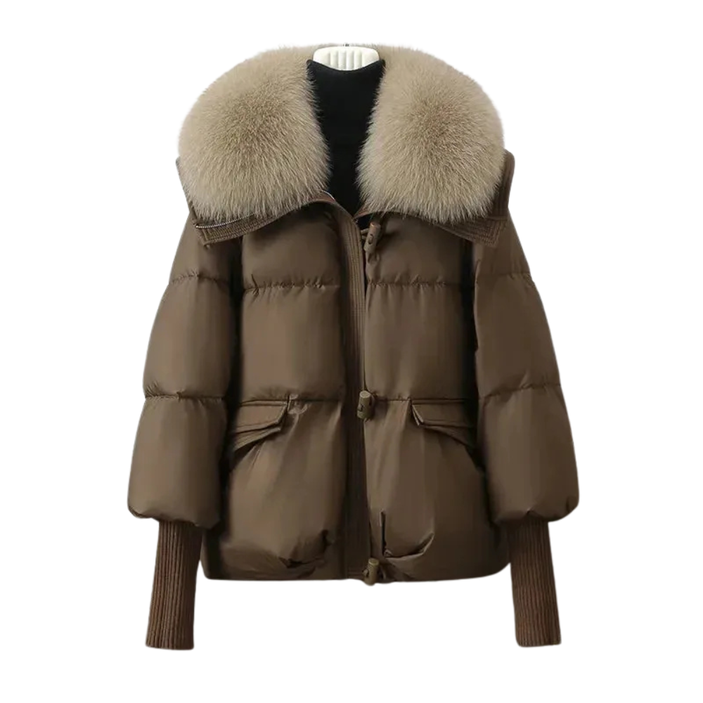 Mirelle Faux-Fur Collar Puffer