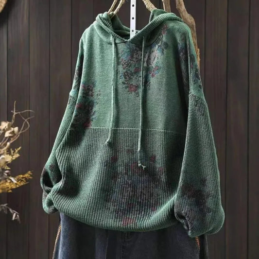 Thea | Zachte Gebreide Hoodie Trui