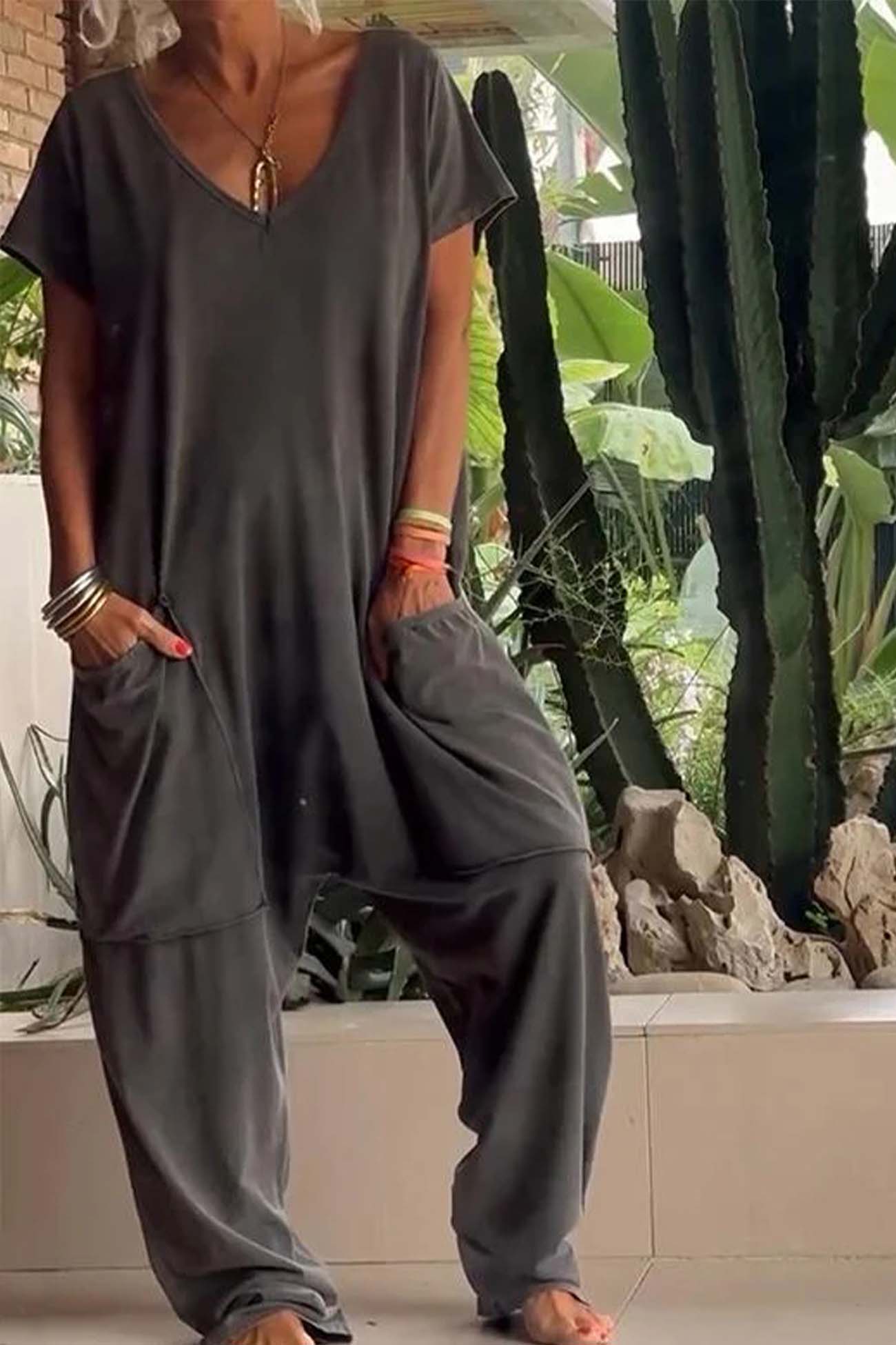 Reshiel - Casual Style Jumpsuit