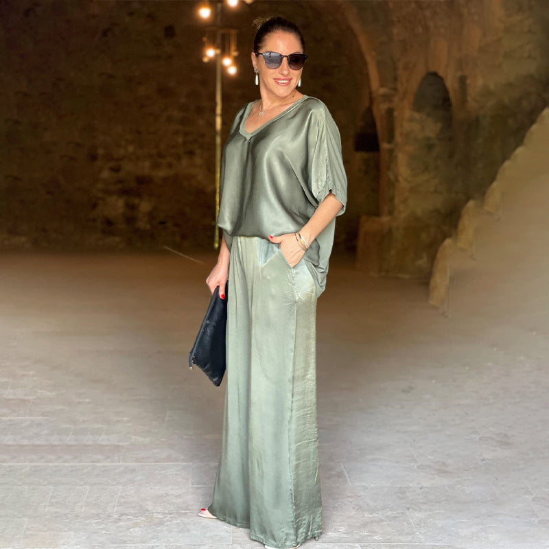 Pauline - Satijnen Glanzend Set