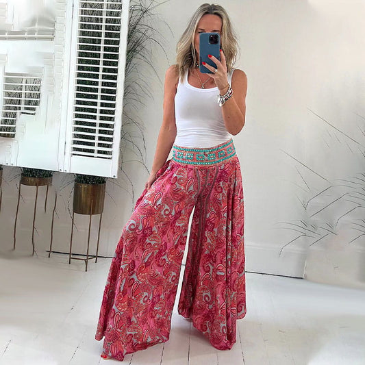 Reagan - Boho Chic Wijde Pantalons